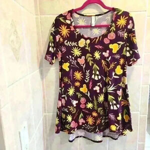 Lularue Mickey Flowers design,Size XS